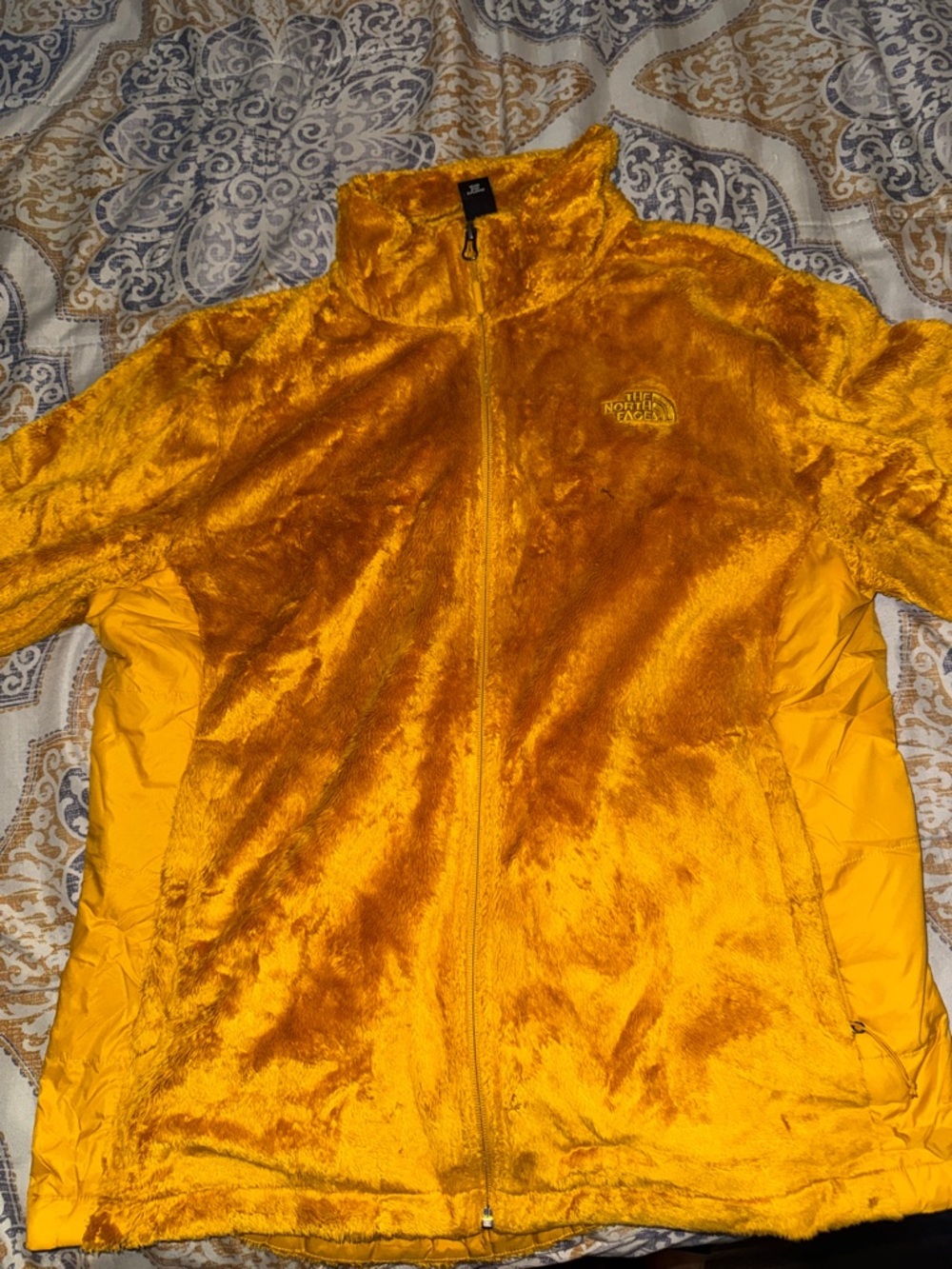 The North Face Women's Bright Golden Yellow Plush Fleece Jacket